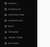 Home — Contractors, Schedules and Trend Town highlighted